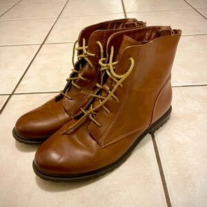 Kohl's Brown Combat Boots